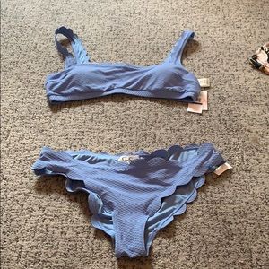 Jessica Simpson Scalloped Bikini